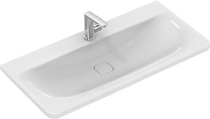 Раковина 1000х490мм, с 1 отв.д/смесит. (керамическая накладка слива в компл.), Tonic II ZZ