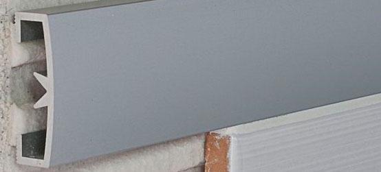 LB/A Округлый профиль для настенной керамической плитки серебро анодиров. ZZ 2.5x270