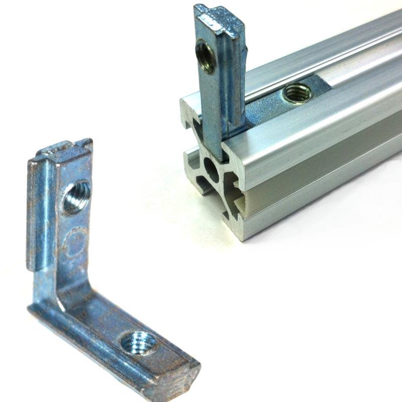 Внутренний угловой соединитель паз 6 профиль 20мм