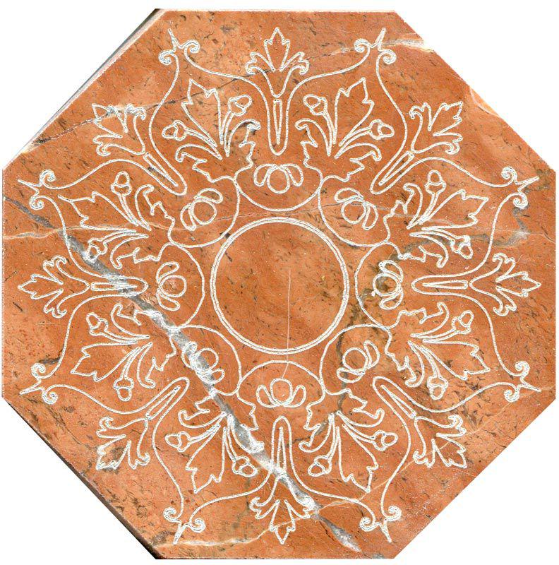 Тозетка Rojo Alicante Primera Marbl Tile № -4 серебро (n048413) |10х10