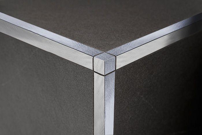 ZQAGN/125/EI Наружный /внутренный угол для профиля ZQAGN/125 , шлиф. Cеребро