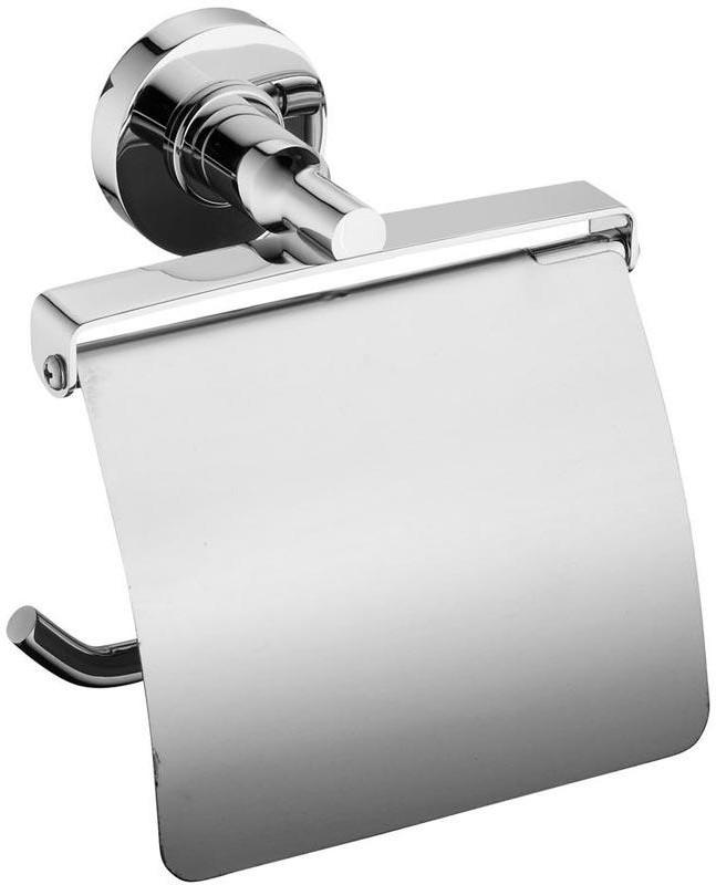 Держатель для туалетной бумаги, с крышкой, (цв. хром), Iom ZZ