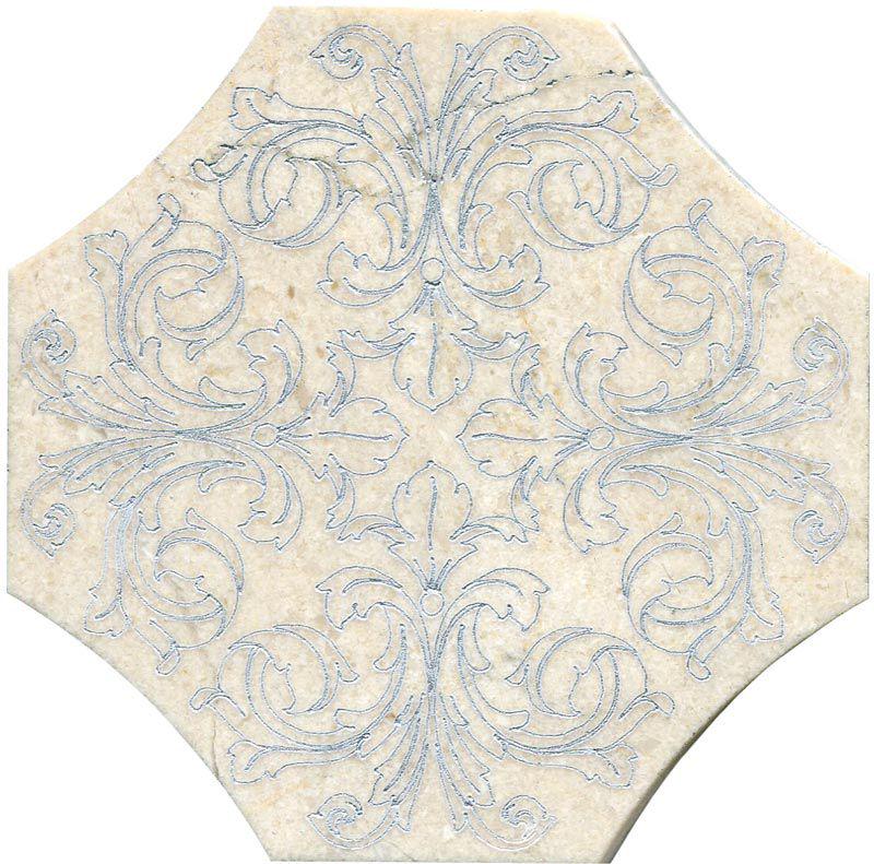 Тозетка Crema Marfil  Marbl Tile № -2 серебро (n048397) |10х10