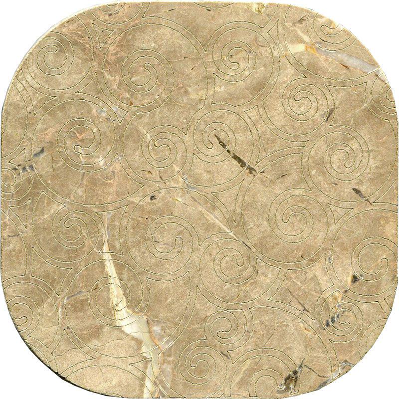 Тозетка Emperador Light Primera Marbl Tile № -7 золото (n048403) |10х10