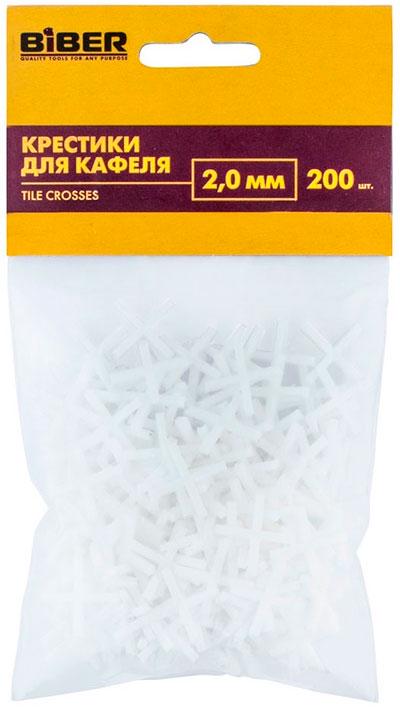 БИБЕР Крестики для кафеля 2мм (200шт) арт 55602