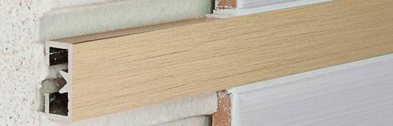 LDS/15 Алюминевый декоративный профиль gold satin  1.5x270