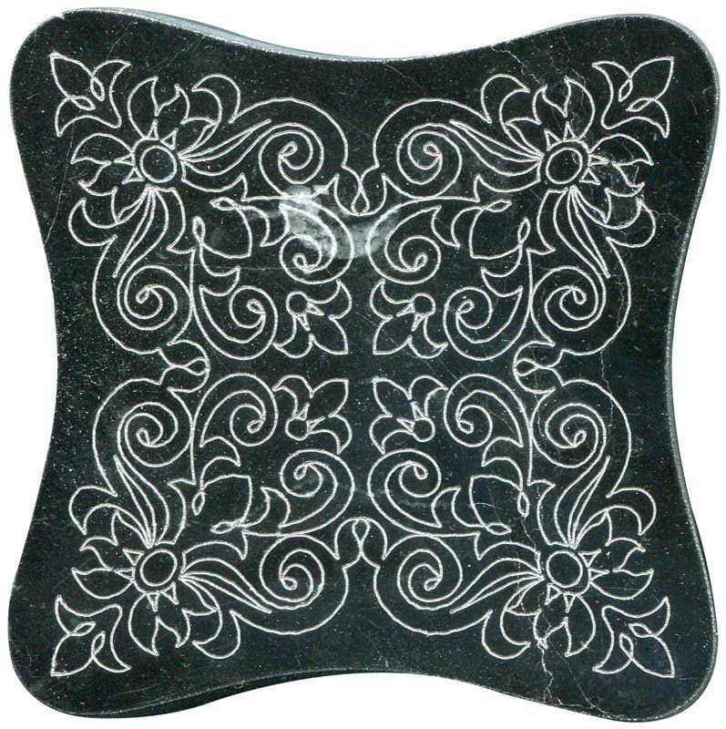 Тозетка Negro Marquina Primera Marbl Tile № -8 серебро (n048405) |10х10