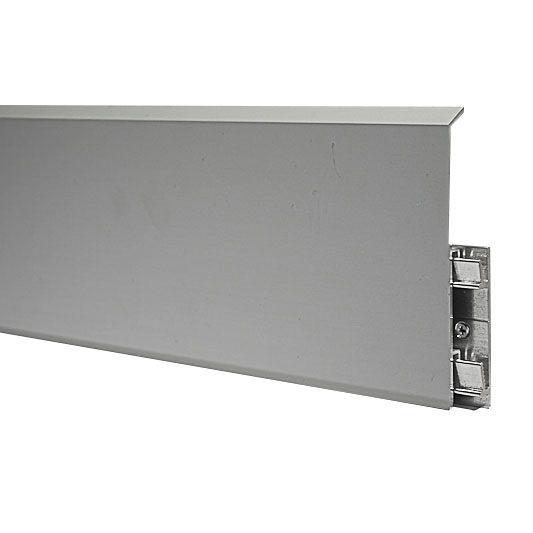 95/10SF Плинтус алюминиевый анодированный серебро 10x200 ZZ
