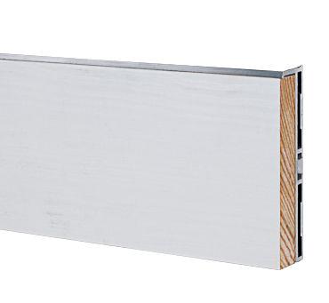 87/6 Алюминиевый натуральный плинтус 6x200