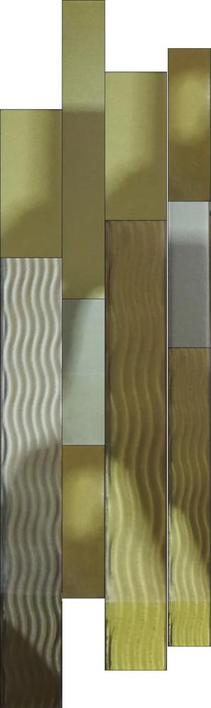 Мозаика стеклянная  River  |14х47.3