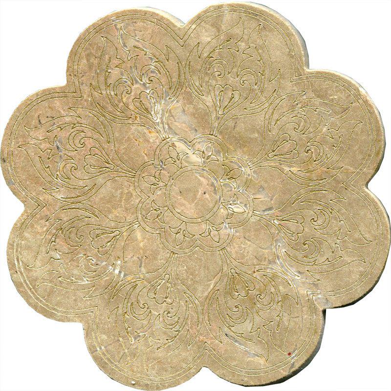 Тозетка Emperador Light Primera Marbl Tile № -9 золото (n048403) |10х10