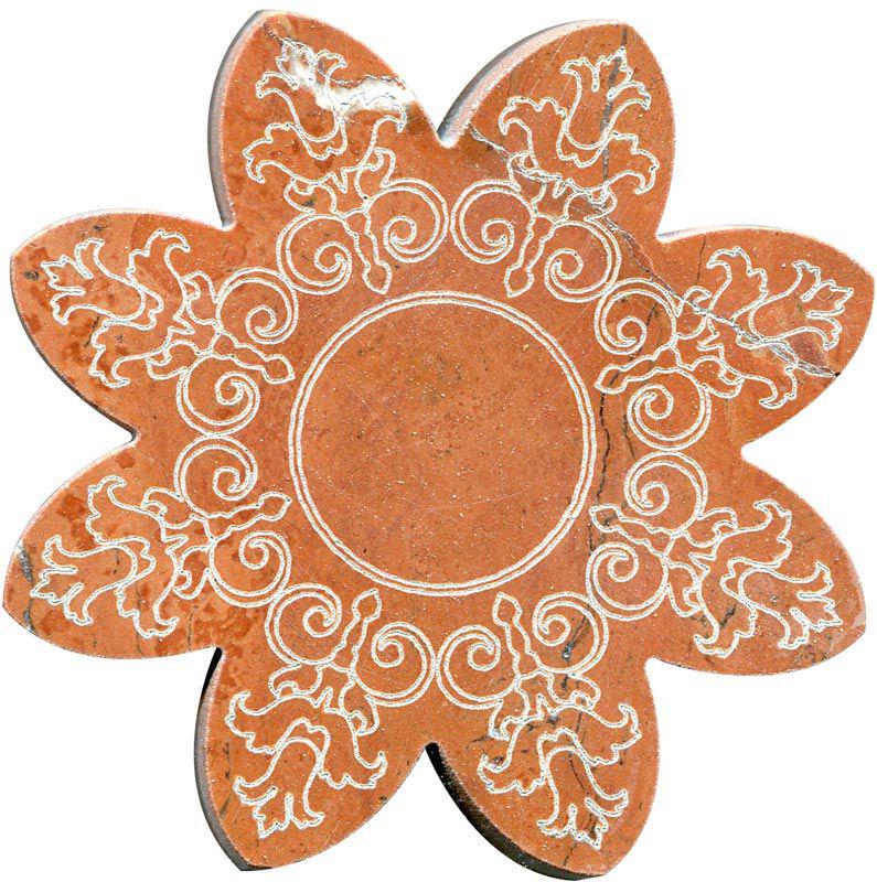 Тозетка Rojo Alicante Primera Marbl Tile № -3 серебро (n048413) |10х10