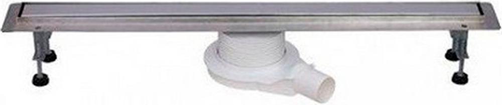 Дренажный канал стальной в сборе,(сифон с гидрозатвором 0,6 л/с, решетка-перевертыш под плитку 800мм,нерж.сталь, монтаж.глуб.65-105мм),WINKIEL/FINO ZZ