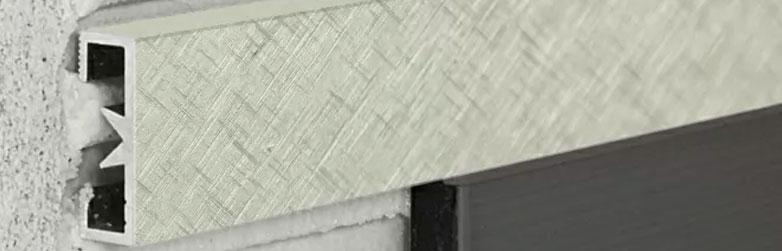 LDAD Алюминиевый декоративный анодированный профиль titanium / титановый 2.5x270