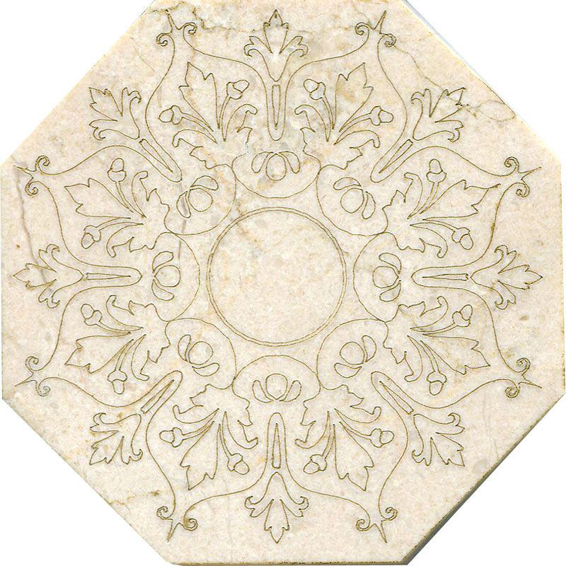 Тозетка Crema Marfil  Marbl Tile № -4 золото (n048397) |10х10