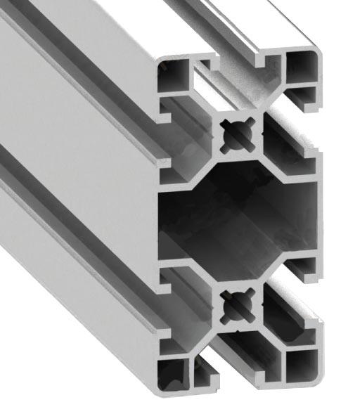 Профиль конструкционный алюминевый (без покрытия) 8 паз |4x8