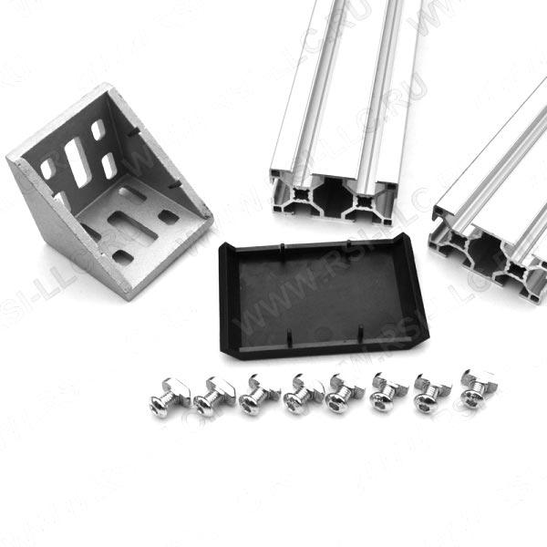 Угловой соединитель 8 паз |6x6