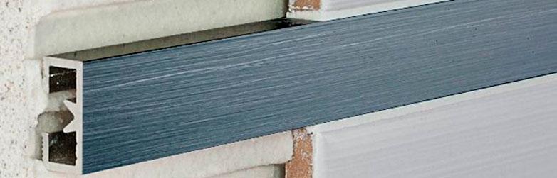 LDF/15 Алюминевый декоративный профиль smoked satin polished aluminium XX|1.5x270