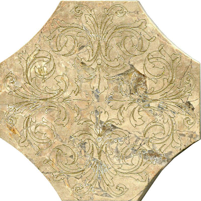 Тозетка Emperador Light Primera Marbl Tile № -2 золото (n048403) |10х10