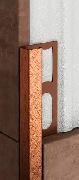 ZQAND/10 Прямоугольный алюминиевый анодированный профиль brown / коричневый 1x270