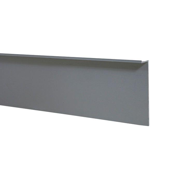 100/70 Плинтус алюминиевый анодированный серебро для стеновых панелей 7x200 ZZ