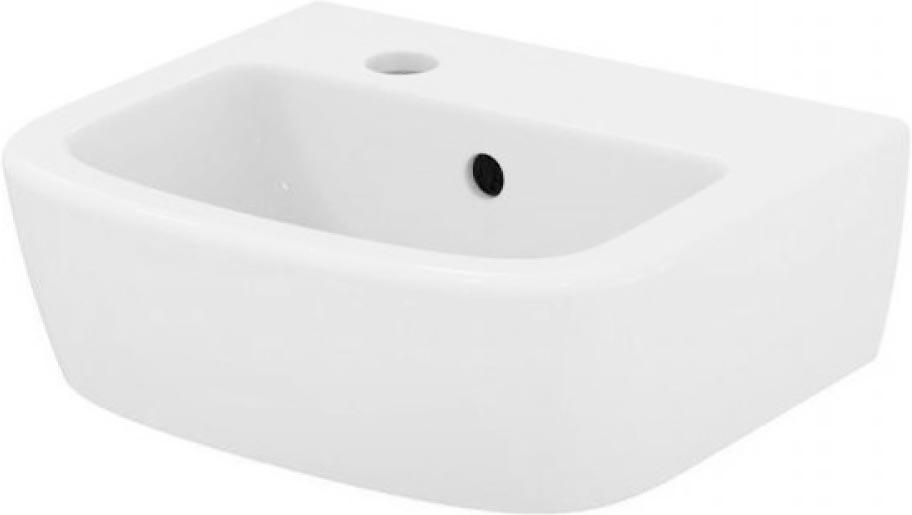 Раковина подвесная 35х30хh16см, с 1 отв.д/смесителя СЛЕВА, с переливом, (без крепежа), Strada ZZ