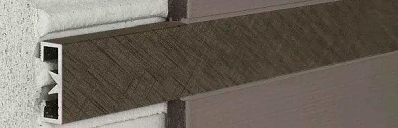 LDAD Алюминиевый анодированный профиль dark brown / темно-коричневый 2.5x270 ZZ