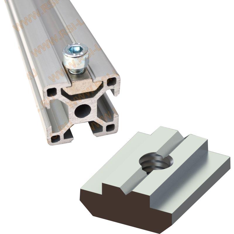 Сухарь пазовый, паз 8,М6