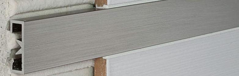 LDTM/25 Алюминевый декоративный профиль titanium satin ZZ| 2.5x270