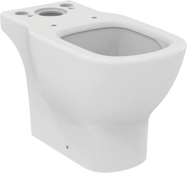 Чаша напольного унитаза 365х665мм, безободк. Aquablade, без сиденья и бачка, крепёж в компл., Tesi