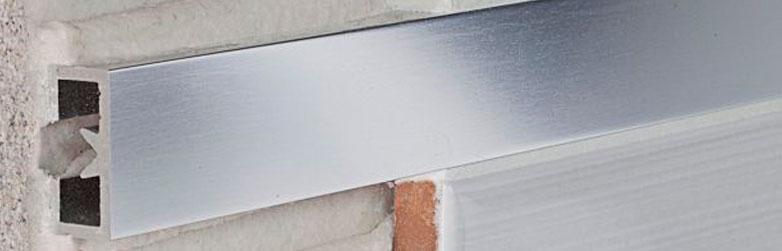 LDB/15 Алюминевый декоративный профиль silver bright polished 1.5x270