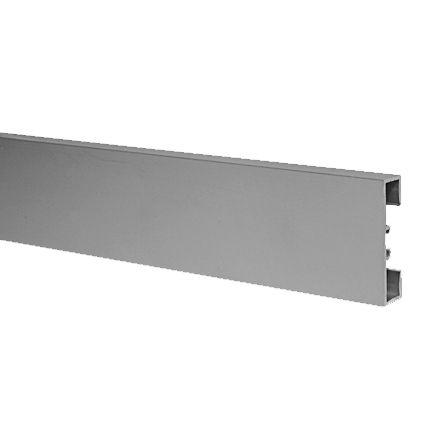 89/4 Алюминиевый плинтус крашеный цвет старинное серебро 4x200