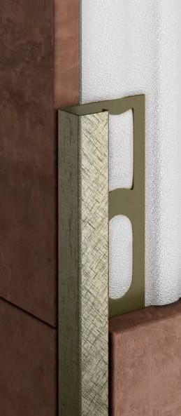 ZQAND/10 Прямоугольный алюминиевый анодированный профиль titanium / титановый 1x270