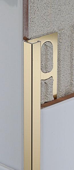 ZQAN/100 Профиль в форме прямого угла anodised aluminium gold 1x270 ХХ