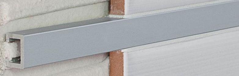 LDA/10 (LCA/10) Декоративный профиль silver anodised aluminium  ZZ 1x270