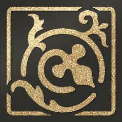 Вставка Брест черный (Ш) |6x6 XX