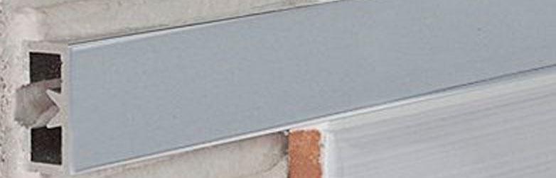 LDA/15 Алюминевый декоративный профиль silver anodised 1.5x270