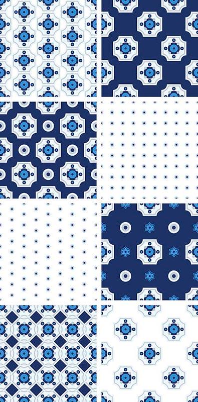 Комплект (8 шт.20х20) декоров Morocco для коллекции Капри | 40х80