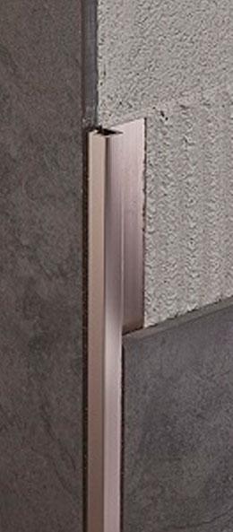 ZQBRN/100 Профиль в форме прямого угла copper bright polished aluminium 1x270