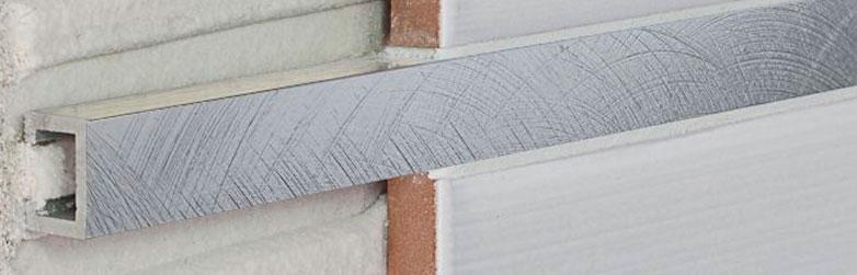 LCAG/10 (LDAG/10) Декоративный профиль silver scratched polished aluminium 1x270