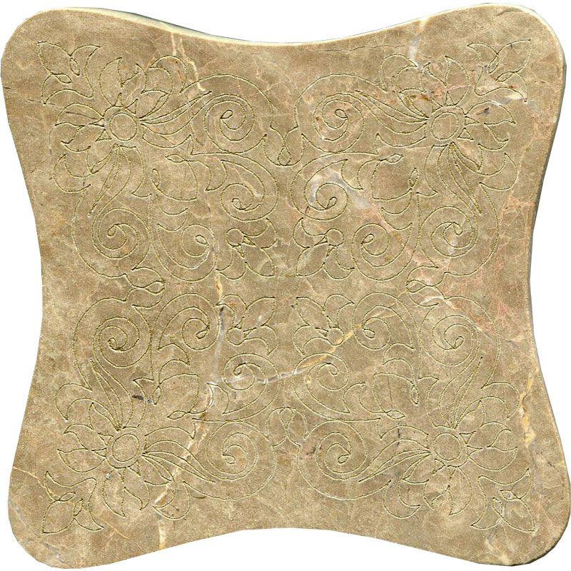 Тозетка Emperador Light Primera Marbl Tile № -8 золото (n048403) |10х10