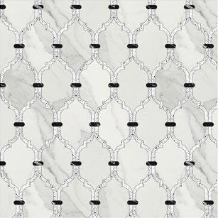 Модульное панно Venetto - 2 (стекло,n023771,n048405) |30х19.7