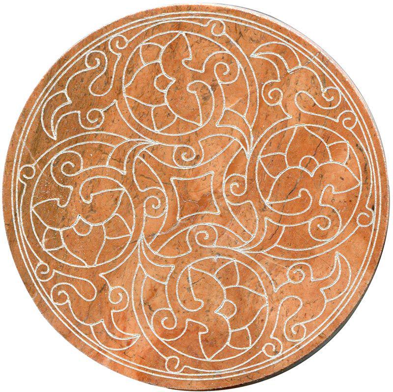 Тозетка Rojo Alicante Primera Marbl Tile № -6 серебро (n048413) |10х10