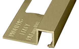 UN/12 Профиль нат. латунь OTTONE NATURALE  10мм H=12,5мм  270 см  ZZ 1x270