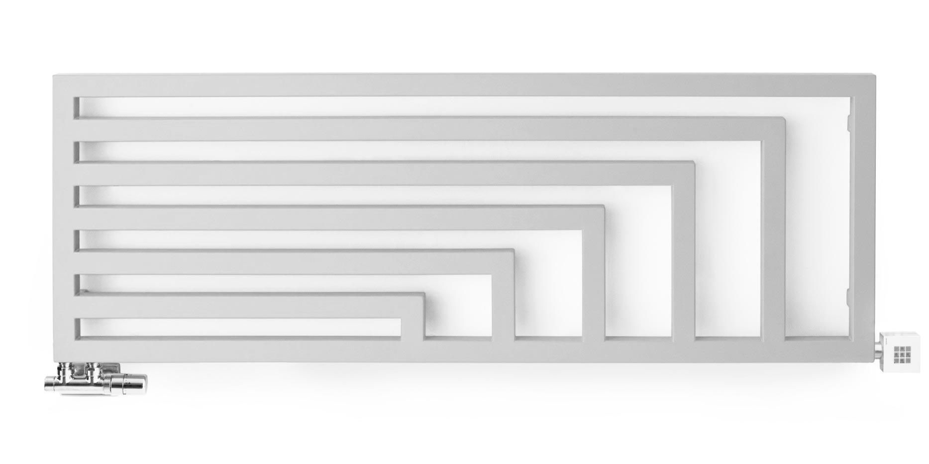 Дизайн радиатор Angus H Angus H 520-1460 (цв.Ral 9016, TrafficWhite), подкл. ZZ
