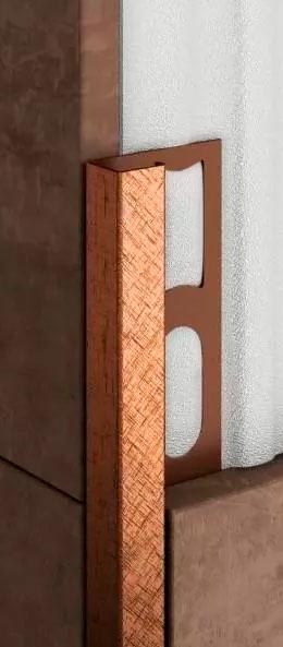 ZQAND/10 Прямоугольный алюминиевый анодированный профиль dark brown / темно-коричневый 1x270 ZZ