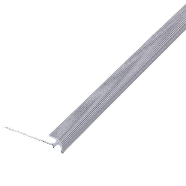 111/4F Профиль для защиты ступеней  silver anodised aluminium 4x270 ZZ