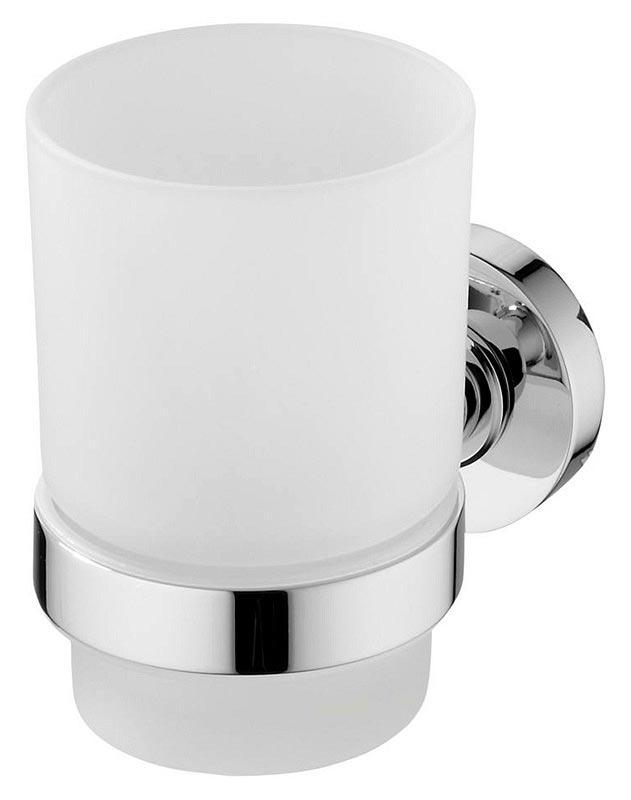 Стакан настенный, (стекло матовое, держатель цв. хром), Iom ZZ