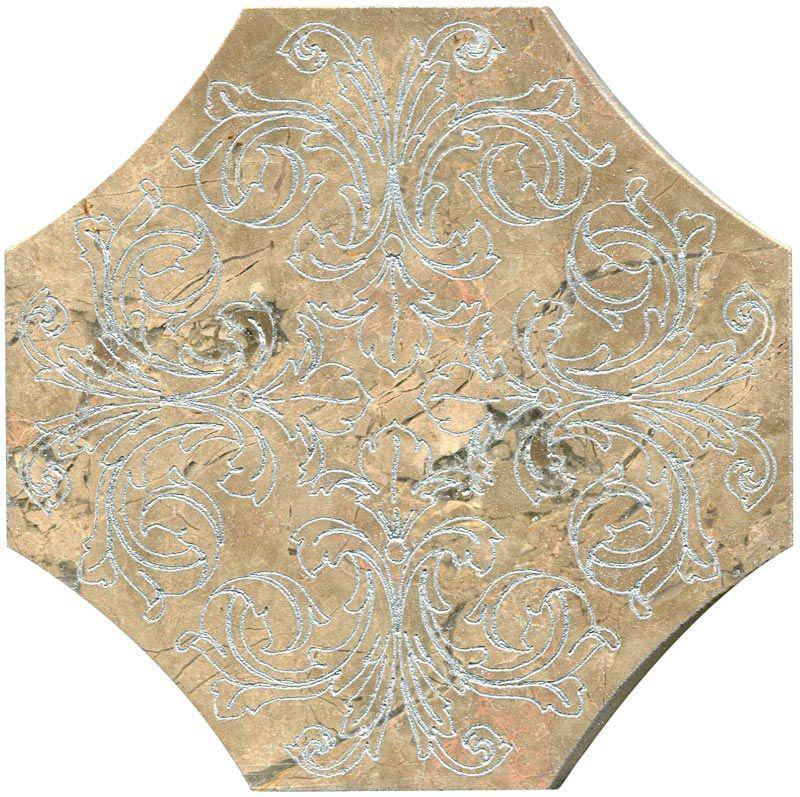 Тозетка Emperador Light Primera Marbl Tile № -2 серебро (n048403) |10х10