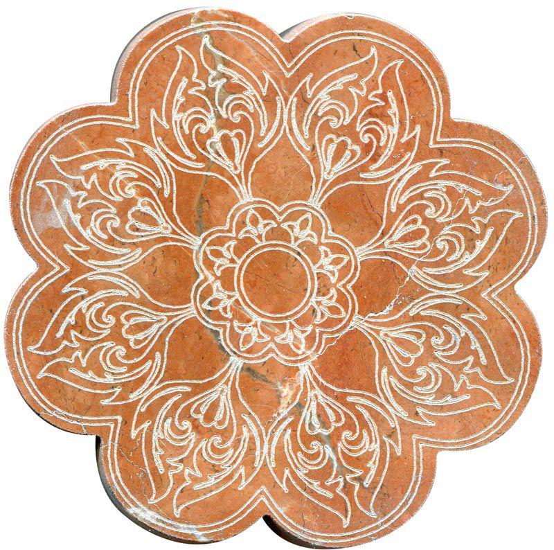 Тозетка Rojo Alicante Primera Marbl Tile № -9 серебро (n048413) |10х10